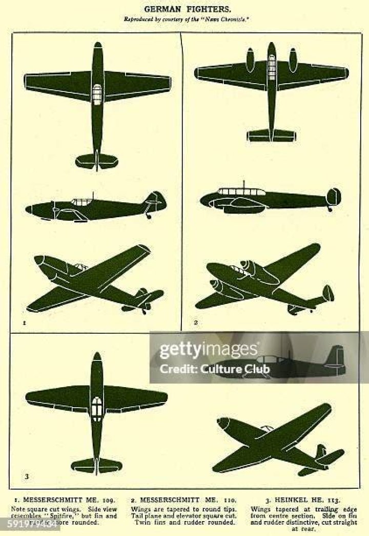 ME 19 German Fighter Plane