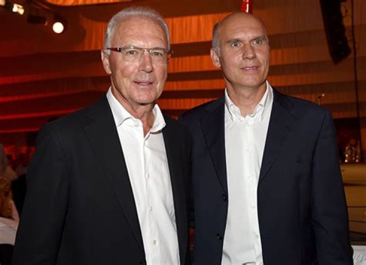 Michael Beckenbauer with his brothers and father