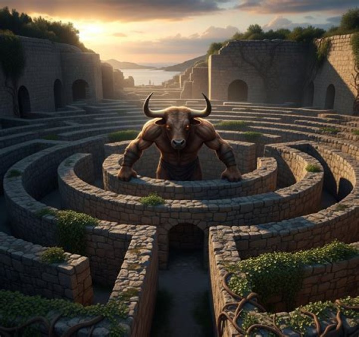Minotaur In The Labyrinth