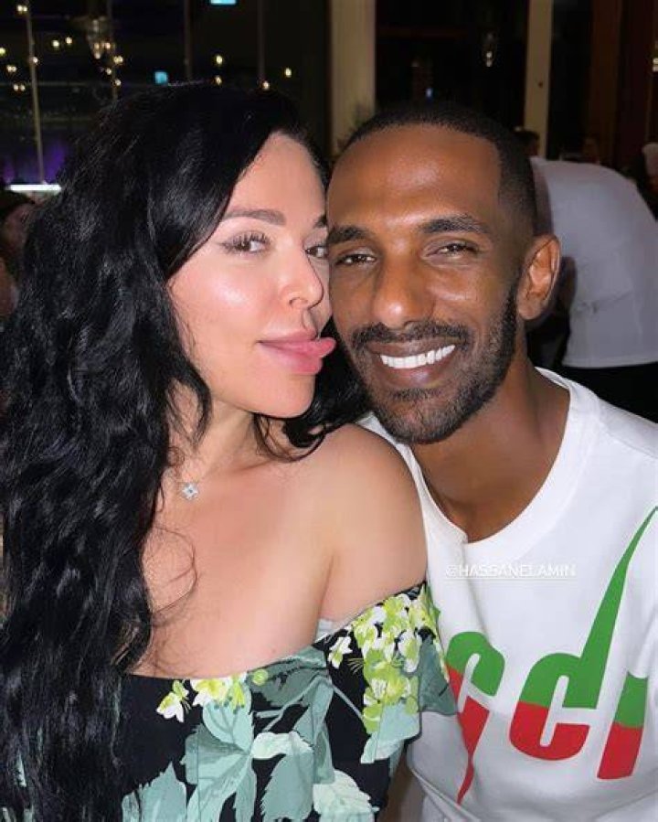 Mona Kattan with Hassan Elamin