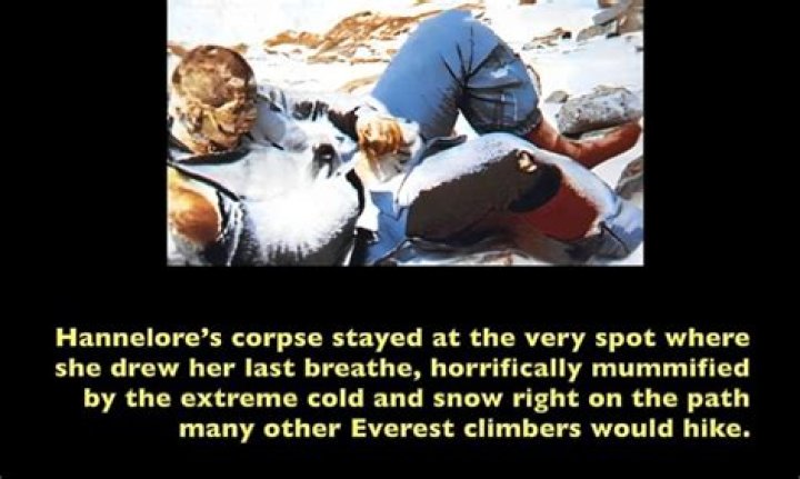 Mount Everest Bodies Hannelore Schmatz