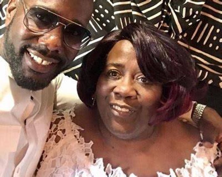 Nicco Annan with his mother