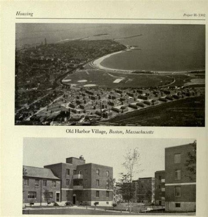 Old Harbor Housing Project In 1940