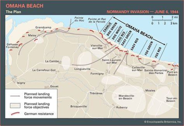 Omaha Beach On D Day