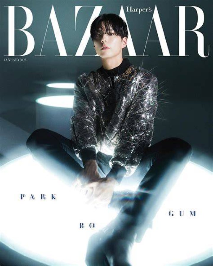 Park Hae-soo on Harper Bazaar's campaign