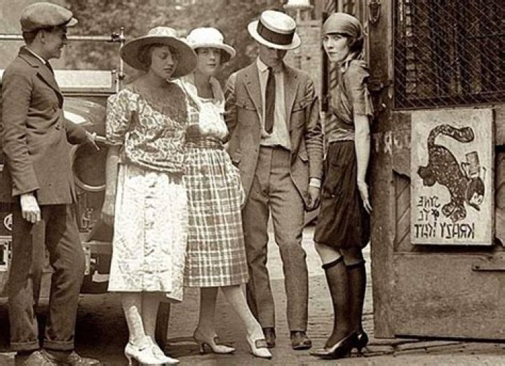 People Outside Krazy Kat
