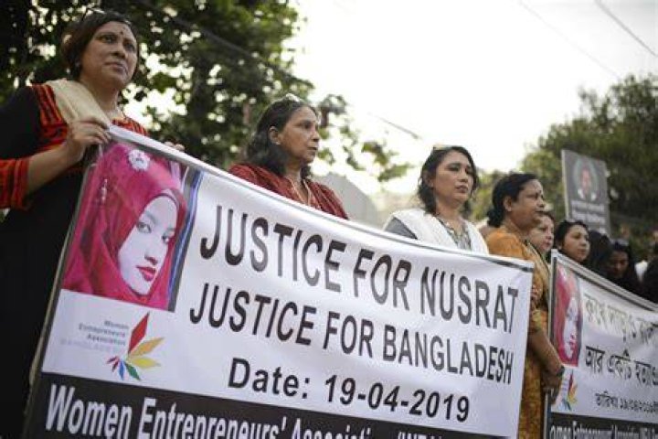 Protesters For Nusrat Jahan Rafi's Murder