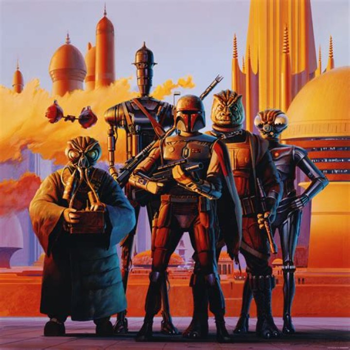 Ralph McQuarrie Concert Art Of Jabba's Barge