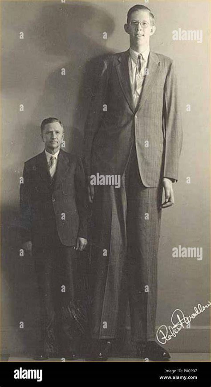 Robert Wadlow And His Father