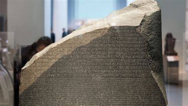 Rosetta Stone At The British Museum