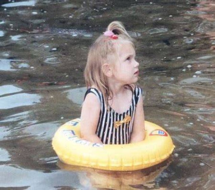 Sandra Drzymalska childhood picture