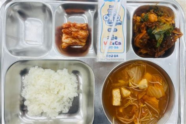 School lunches Korea Pork