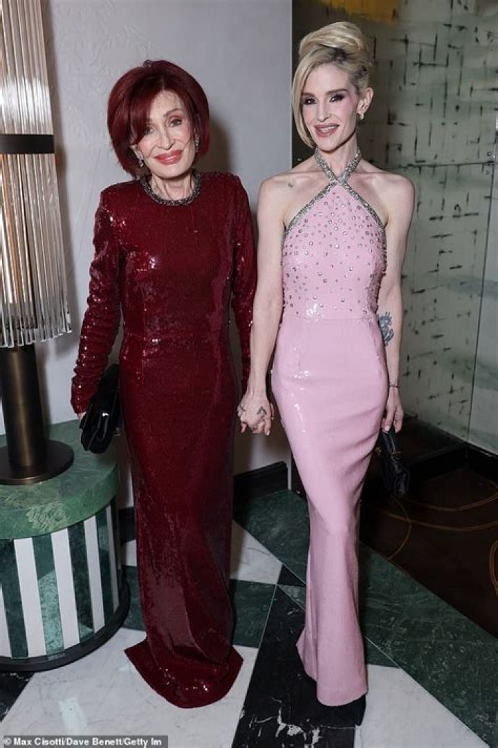 Sharon Osbourne with her husband