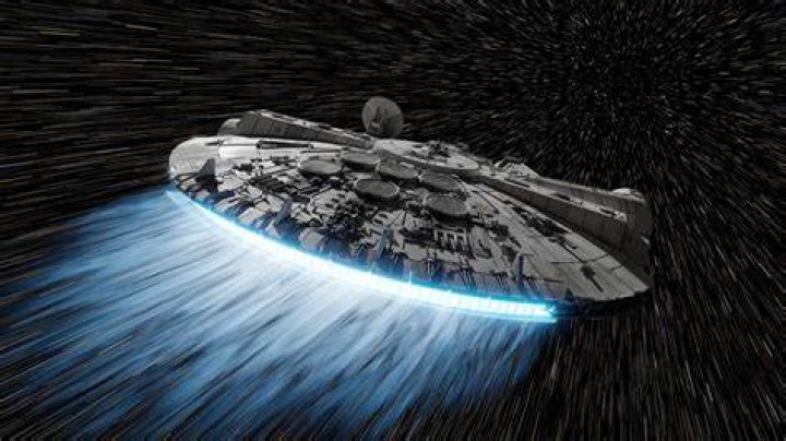 Shooting Millennium Falcon