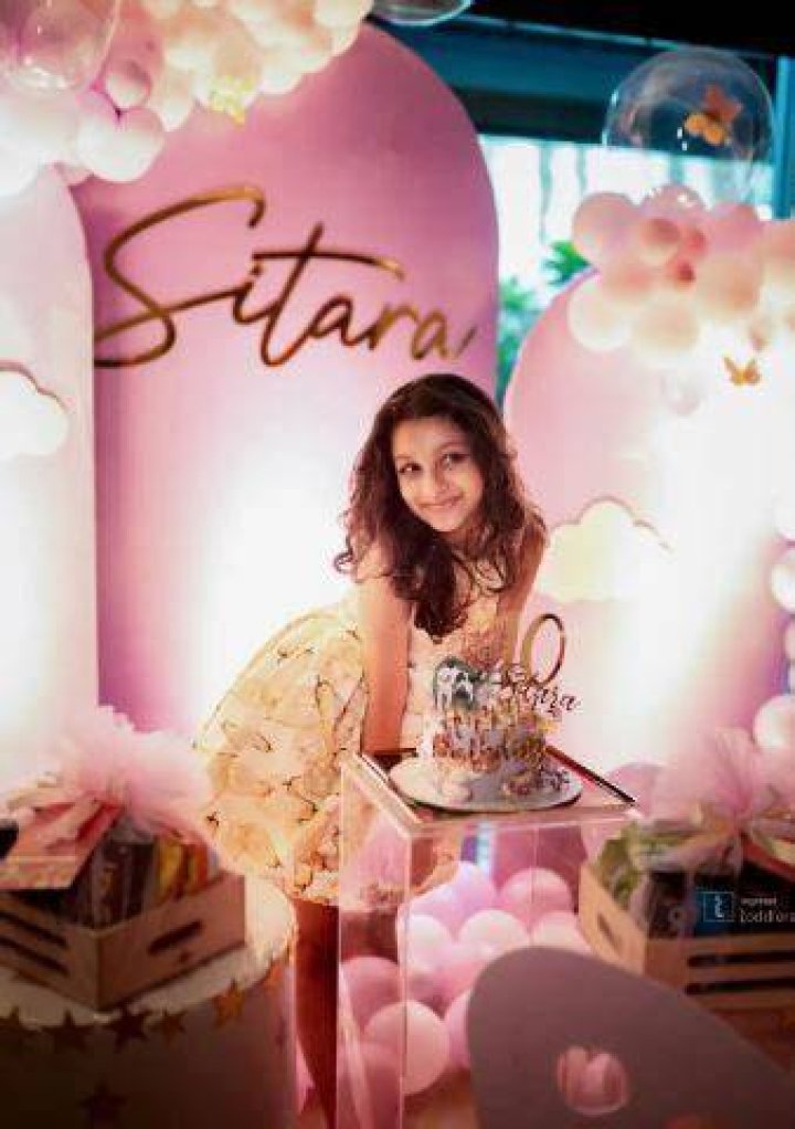 Sitara on her 10th birthday