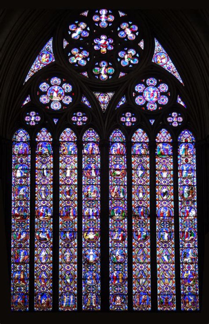Stained Glass Window Of St Patrick