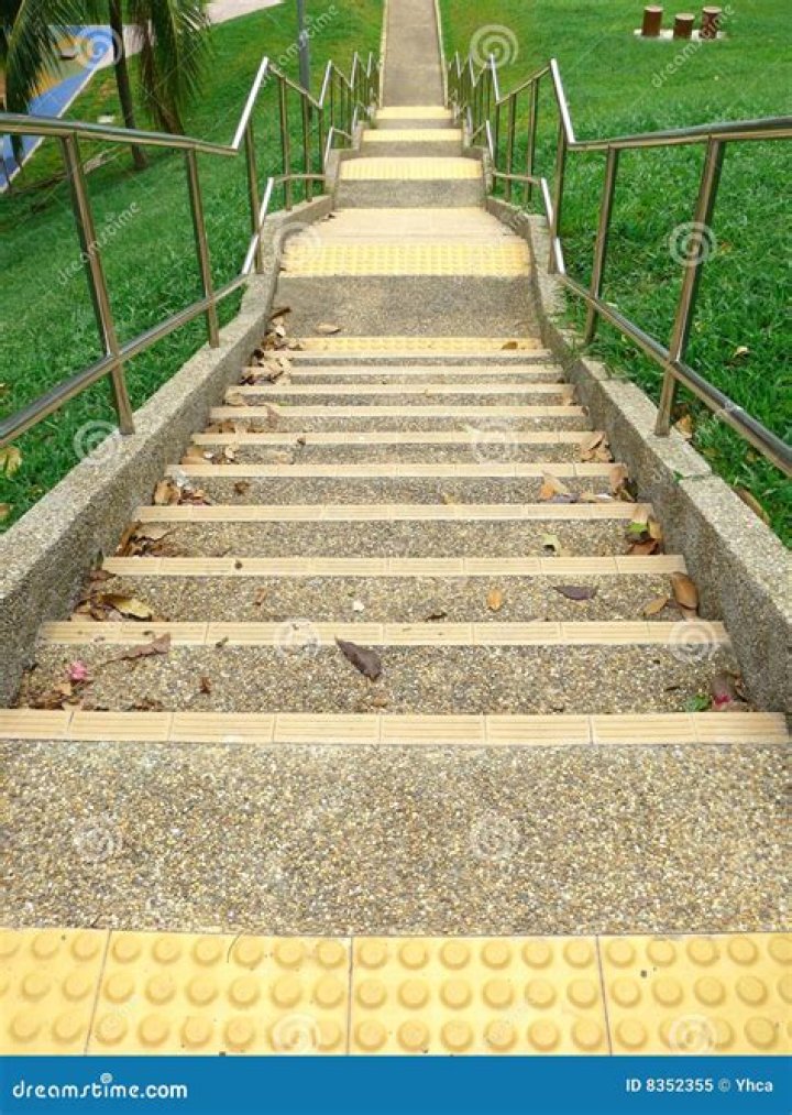 Stairs Leading Down To Roman Wine Cellar