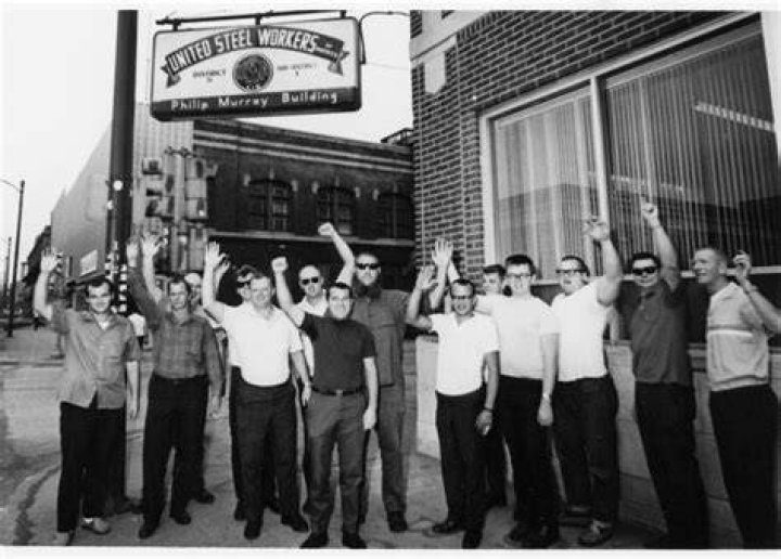 Steel Workers Strike In Gary Indiana