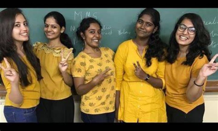 Tejaswini Vivek with her friends.