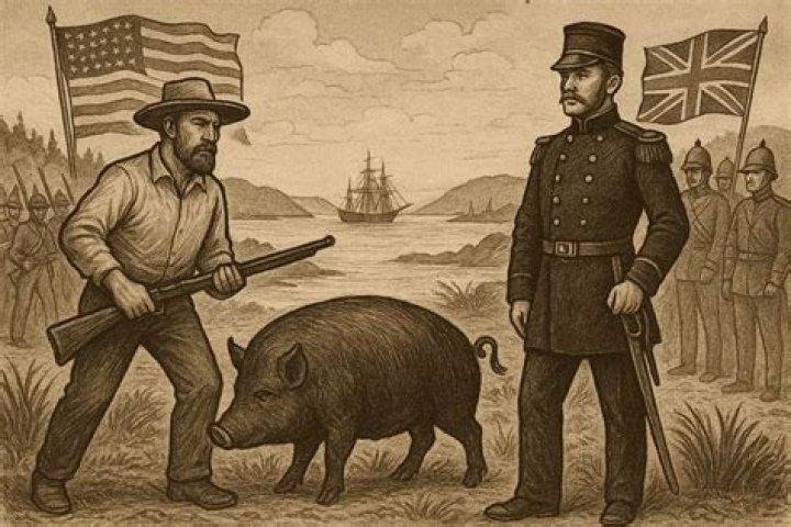 The British-American Conflict Over A Pig