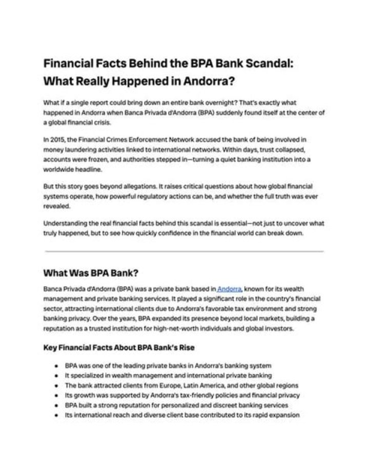 The Facts Behind The Scandal