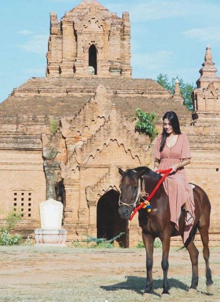 Thuzar Wint Lwin loves horse riding