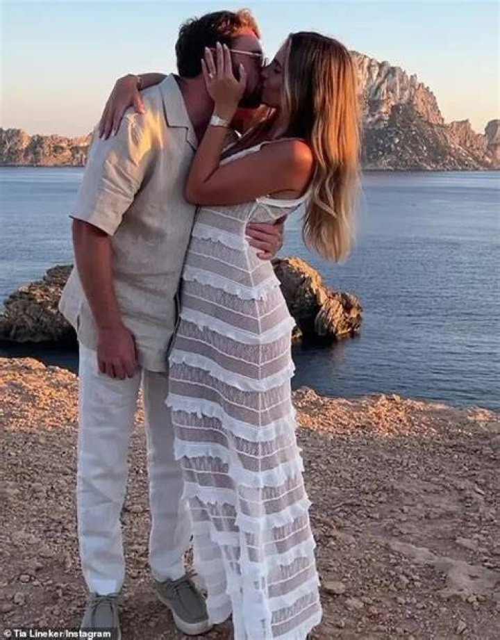 Tia Lineker enjoys her vacations