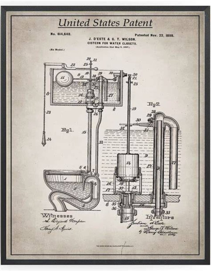 Toilet Patent