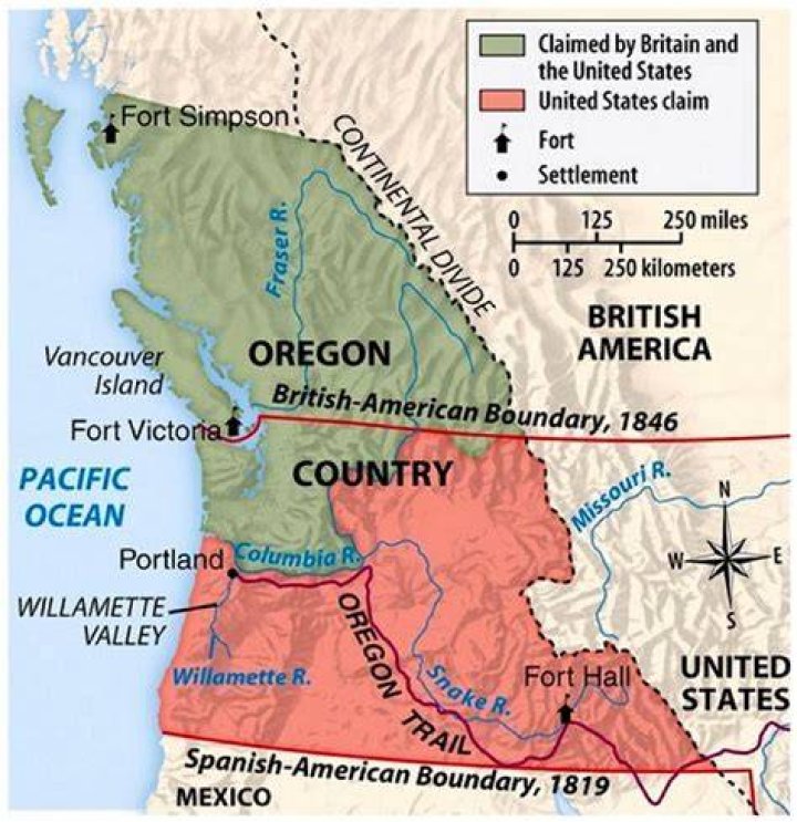 Treaty Of Oregon Borders