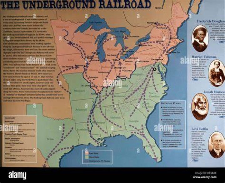 Underground Railroad Map