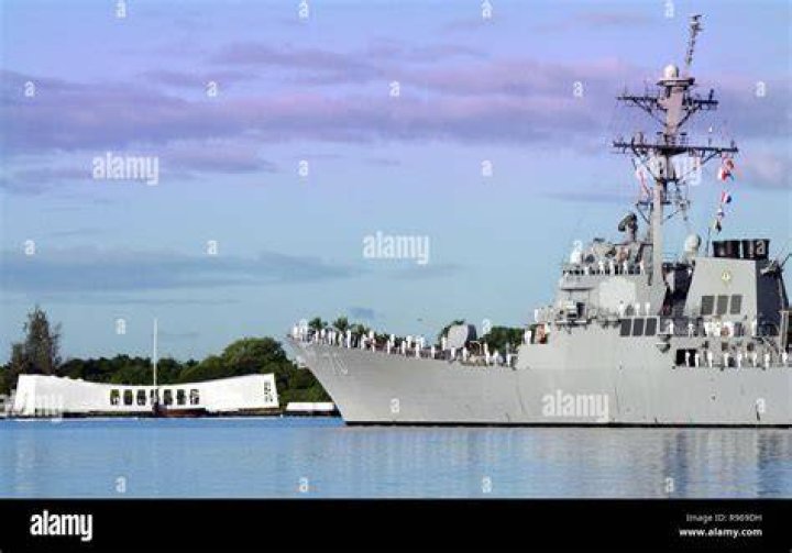 USS Hopper At Pearl Harbor