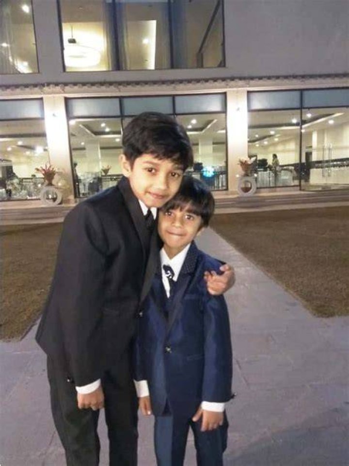 Vedant Sinha with his brother Vivaan Sinha