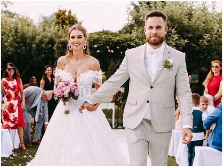 Veronika Rajek and her husband Viktor Rajek