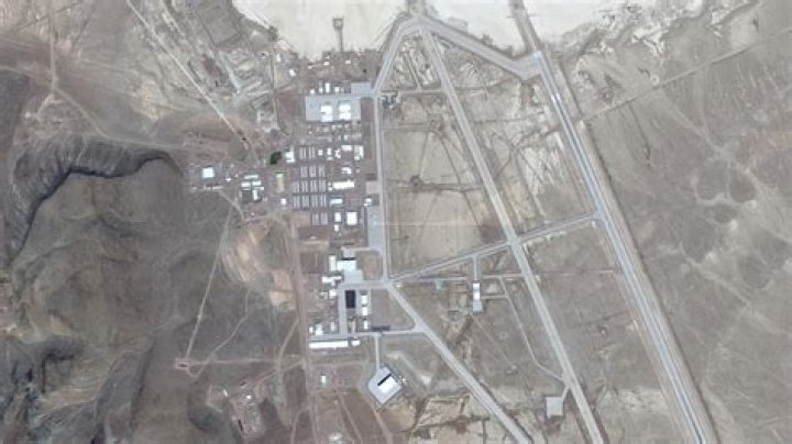 View Of Area 51 From Tikaboo Peak