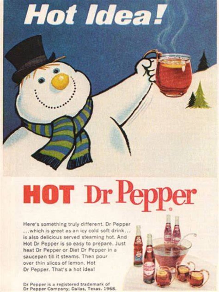 Weird Christmas Ads Hot Dr Pepper