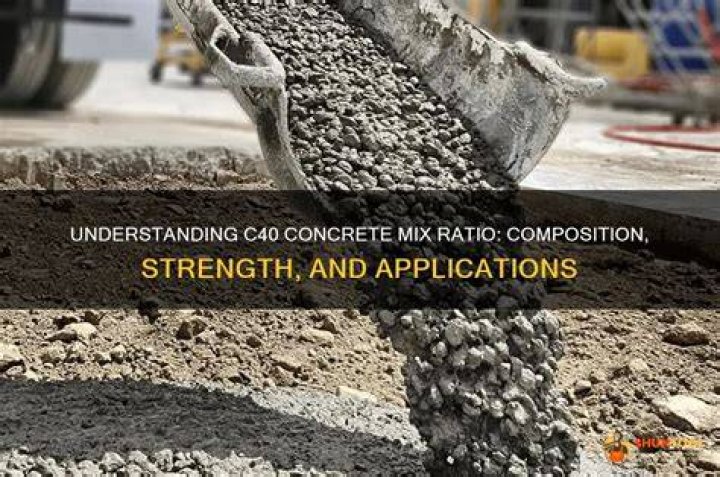 What is c40 concrete used for