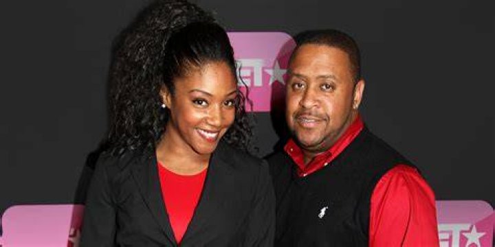 William Stewart with Tiffany Haddish