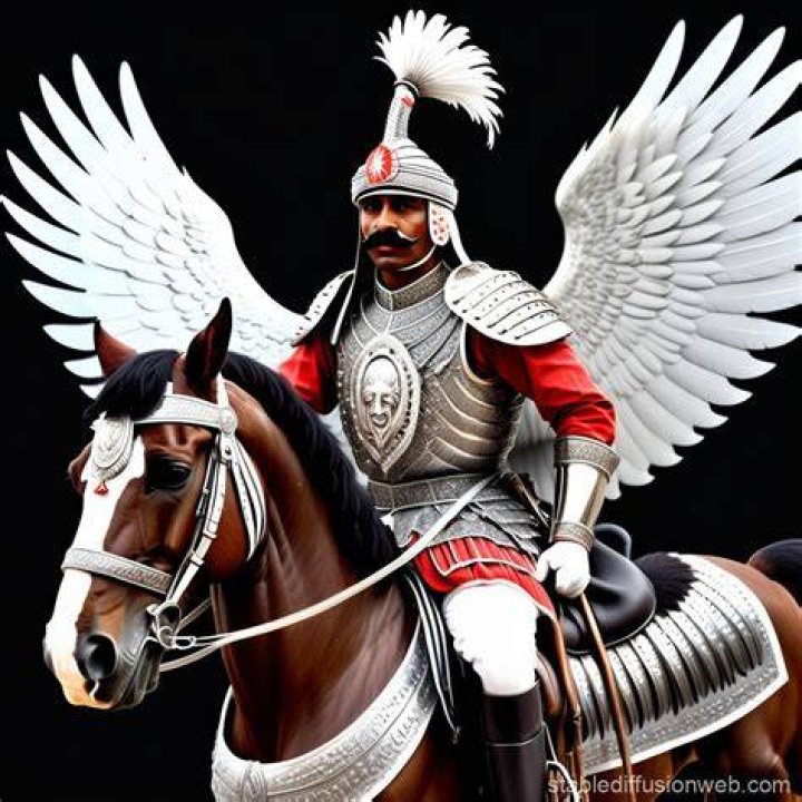 Winged Hussar On Horseback